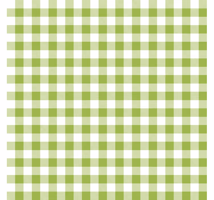 Estor enrollable comedor cuadro de gingham - TenVinilo