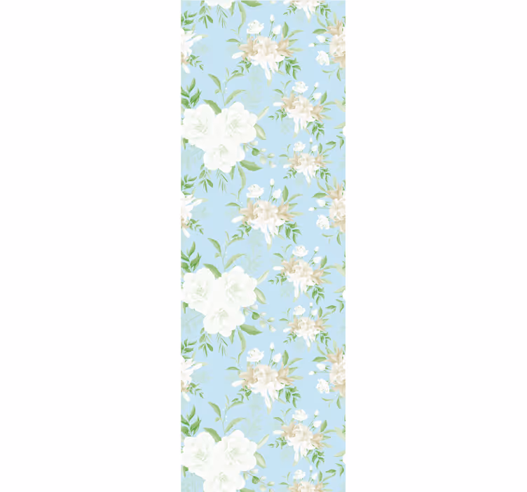 Estor enrollable comedor estilo grandmillenial floral - TenVinilo