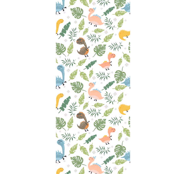 Cortina roller infantil colores pasteles bosque - TenVinilo