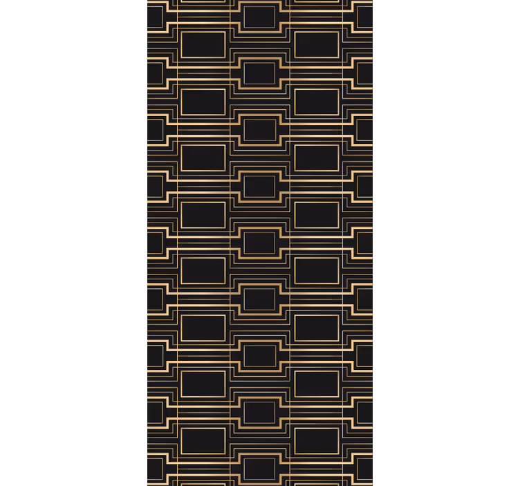 Cortina roller oficina formas rectangulares lineales - TenVinilo