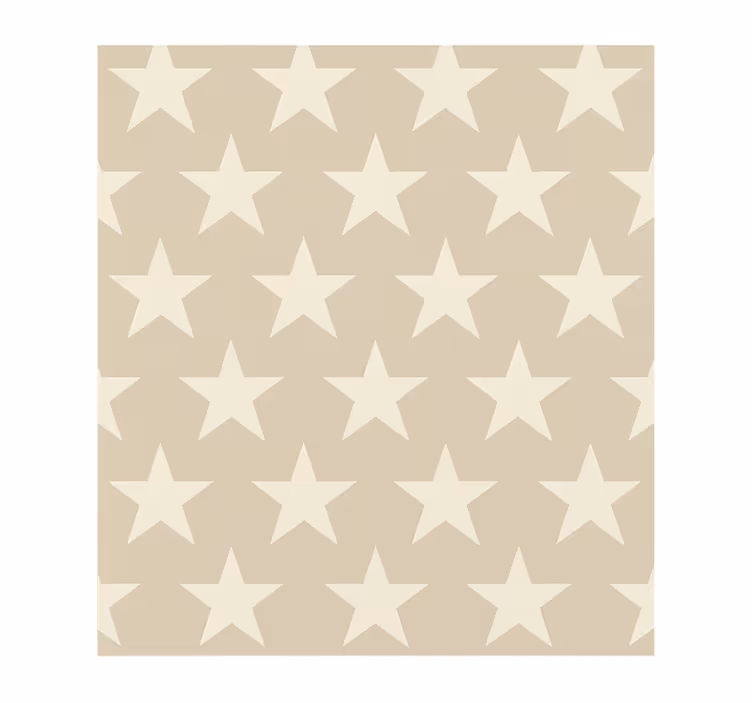 Cortina roller juvenil patrón estrellas beige - TenVinilo