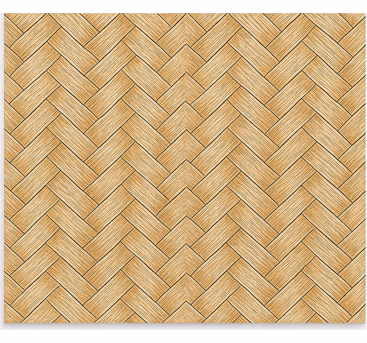 Cortina roller textura tejido de ratán espigado - TenVinilo