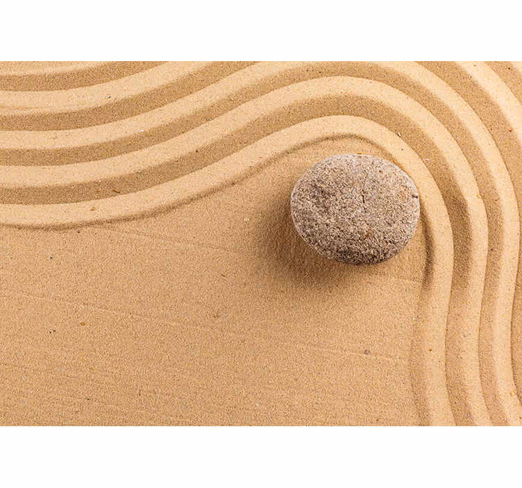 Cortina roller beige esfera zen texturizada - TenVinilo