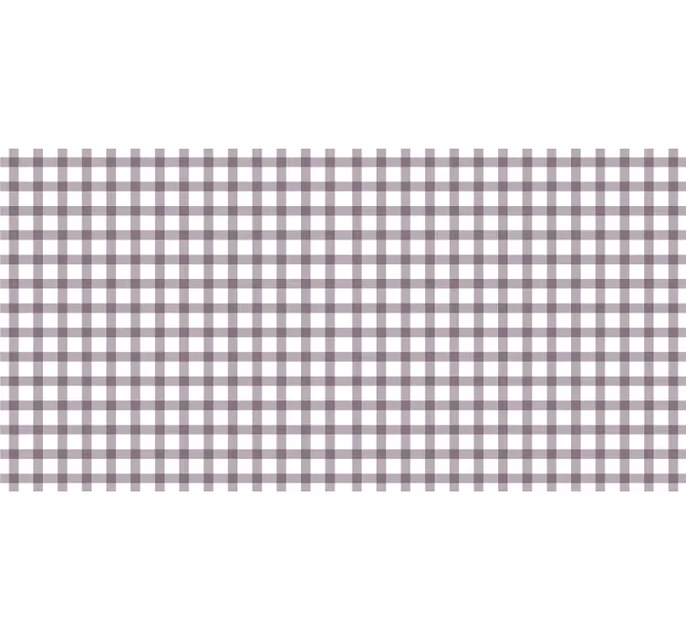 Cortina roller morada cuadros lilas - TenVinilo