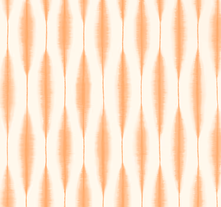 Cortina roller moderno ikat kasuri naranja - TenVinilo