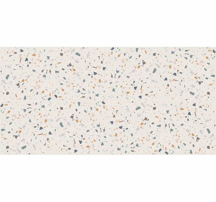 Cortina roller beige motivo terrazzo beige - TenVinilo