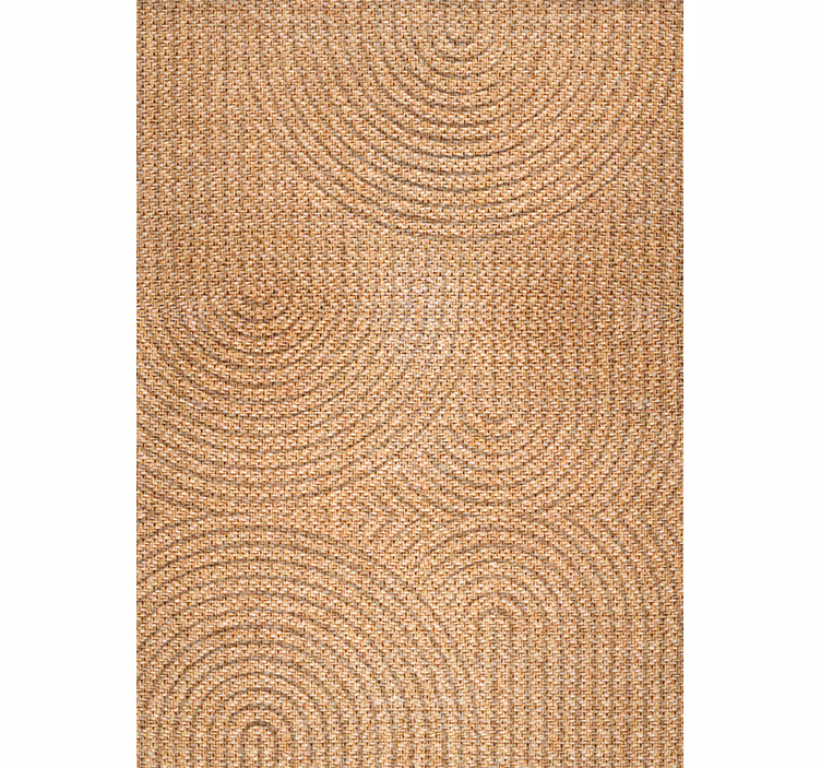 Cortina roller beige arcos efecto tela - TenVinilo