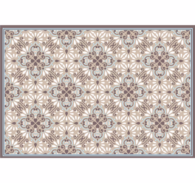 Cortina roller beige mosaico blanco beige - TenVinilo