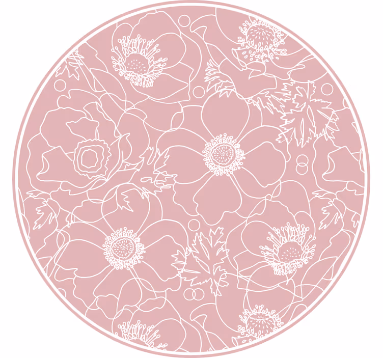 Cortina roller habitación pintura rosa elegante - TenVinilo