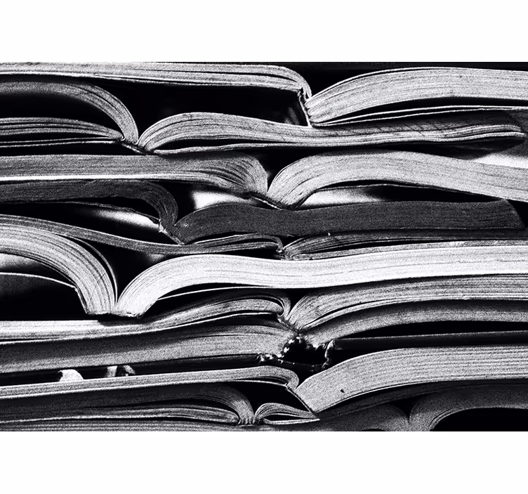 Cortina roller habitación libro abierto - TenVinilo