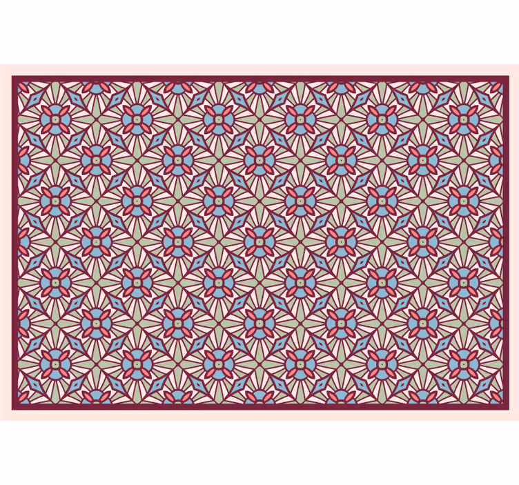 Cortina roller habitación alfombra camelot - TenVinilo