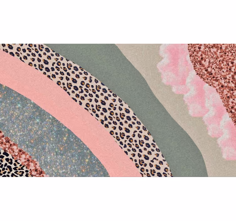 Cortina roller habitación rayas mágicas con estampados - TenVinilo