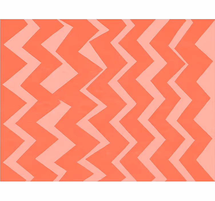 Cortina roller living comedor patrón zig zag rosa - TenVinilo
