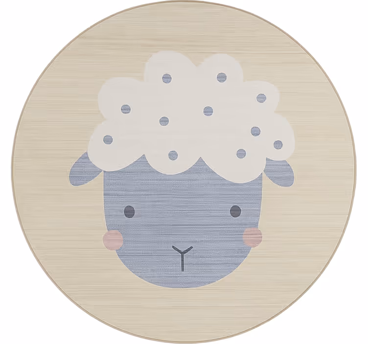 Cortina roller infantil oveja bebé beige - TenVinilo