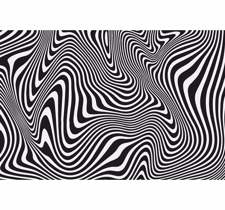 Cortina roller negra efecto zebra 3d - TenVinilo
