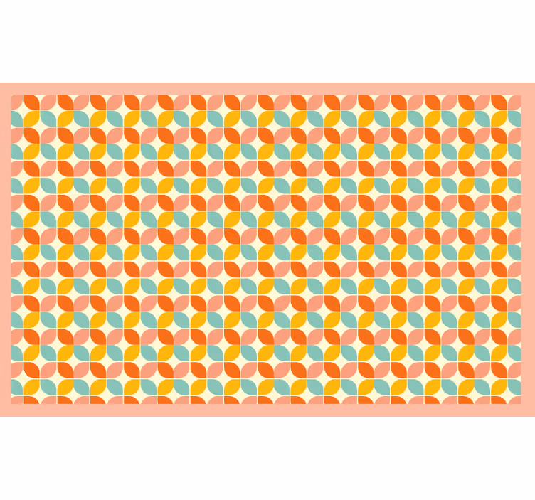 Cortina roller habitación cuadrados multicolor - TenVinilo
