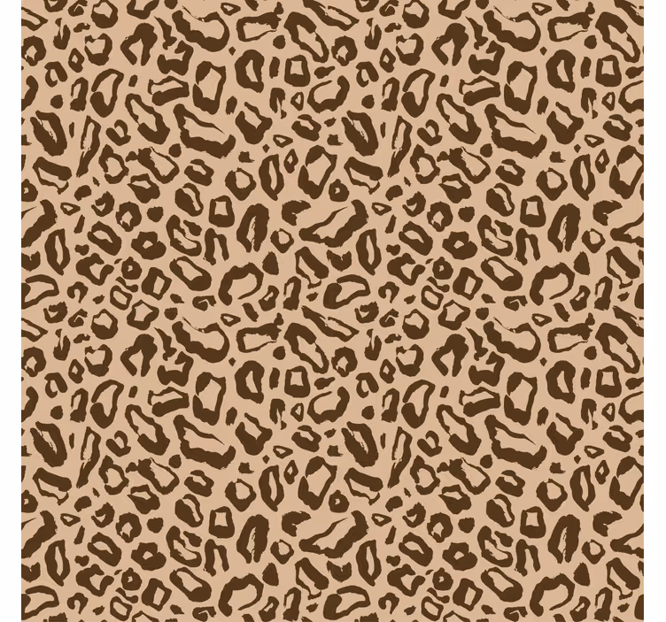Cortina roller beige manchas de leopardo grandes y pequeñas - TenVinilo