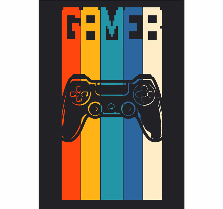 Cortina roller juvenil gamer - TenVinilo