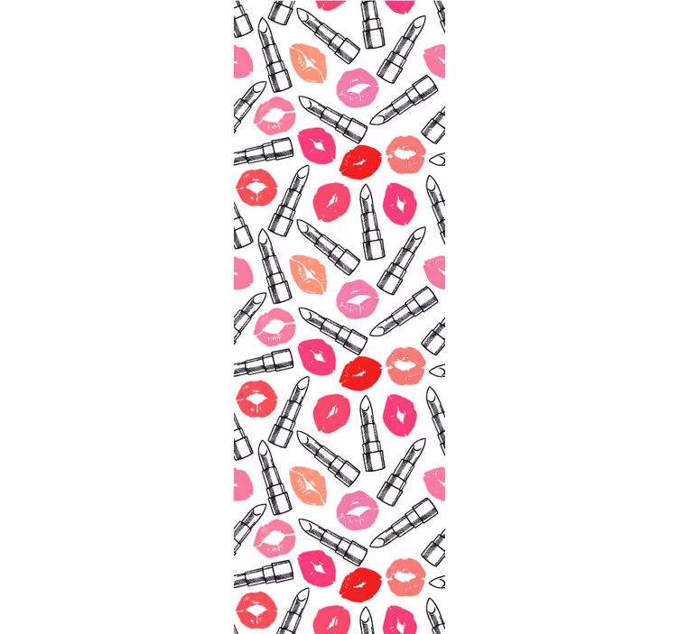 Cortina roller juvenil labiales y labios - TenVinilo