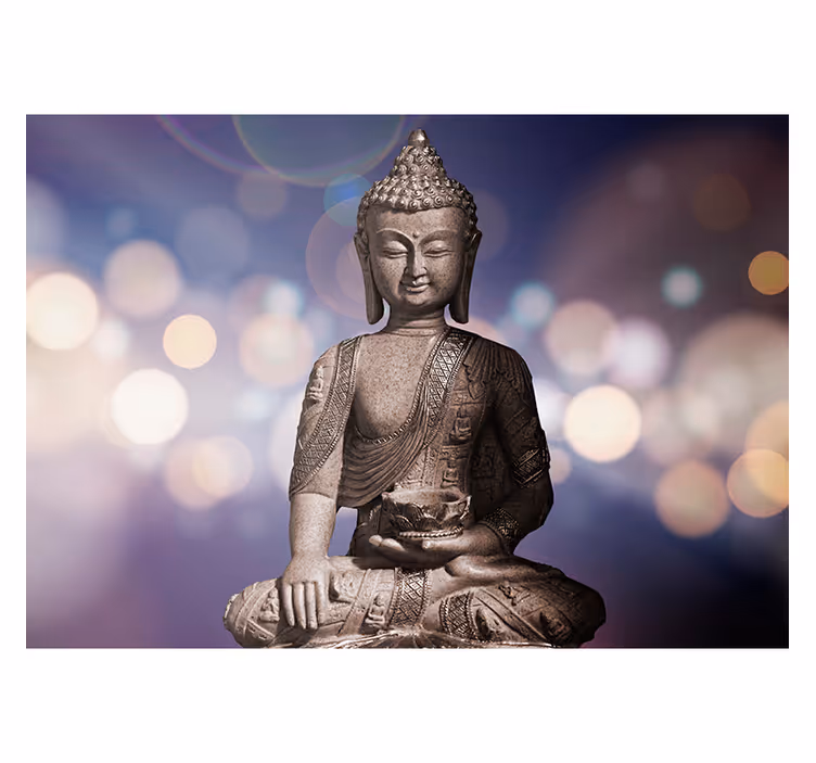 Cortina roller zen buda de amatista - TenVinilo