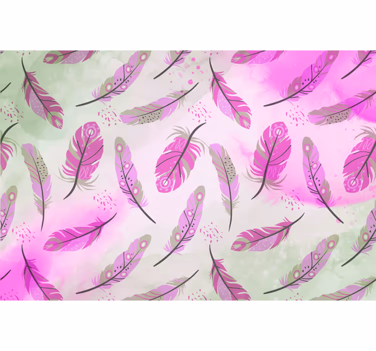 Cortina roller zen plumas boho - TenVinilo