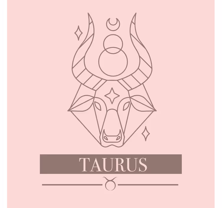 Cortina roller baño diseño zodiacal tauro rosa - TenVinilo