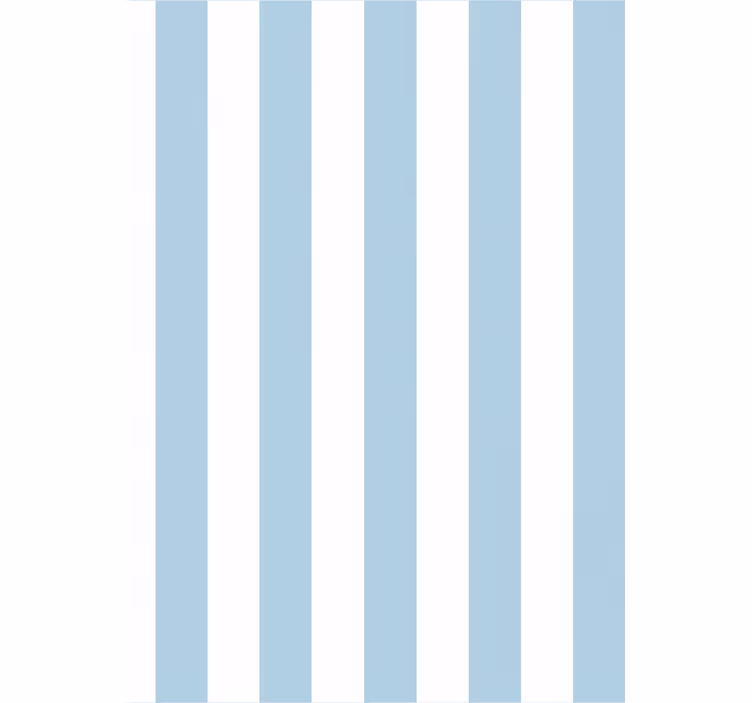 Cortina roller pasillo azul y blanco nórdico - TenVinilo
