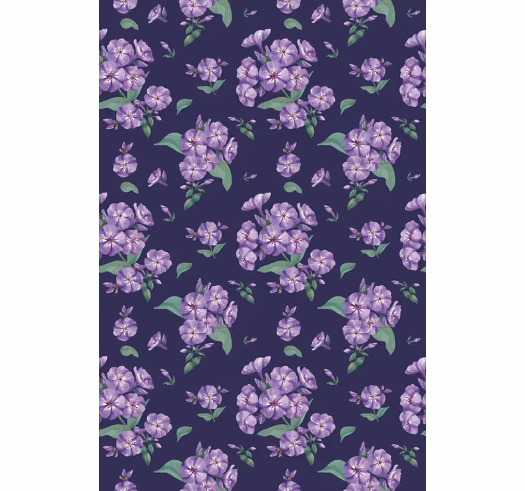 Cortina roller flores elegancia floreciente - TenVinilo