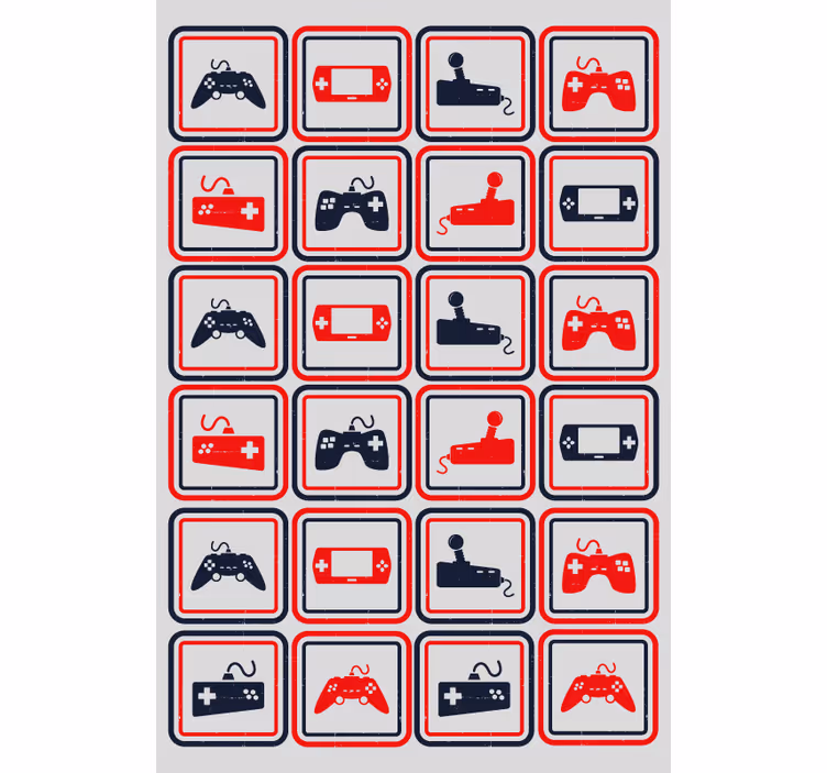 Estor enrollable gamer mandos grises retro - TenVinilo