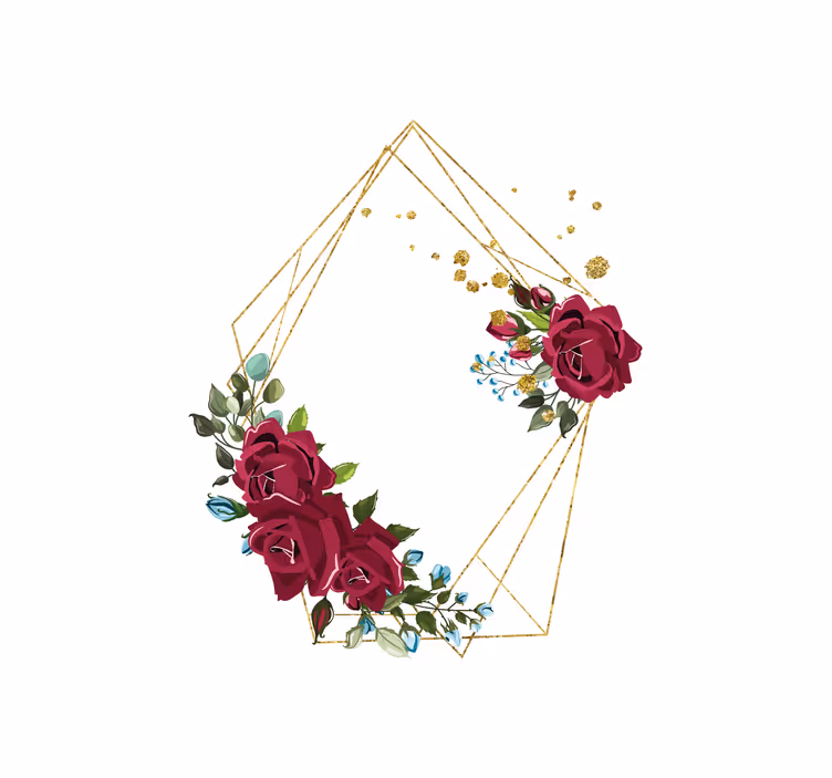 Cortina roller elegante arreglo floral de rosas - TenVinilo