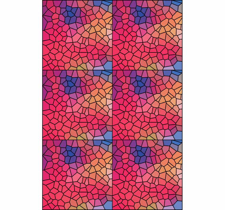 Cortina roller textura patrón de color de mosaico - TenVinilo