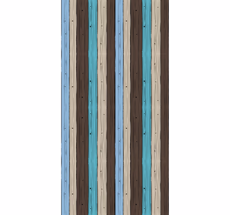 Cortina roller textura patrón de rayas de madera - TenVinilo