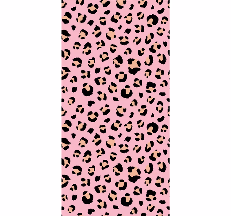 Cortina roller animales patrones de estampado de leopardo - TenVinilo