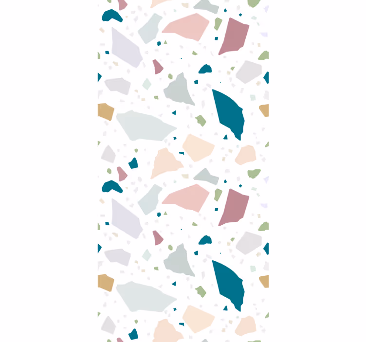Cortina roller textura terrazo irregular abstracto - TenVinilo