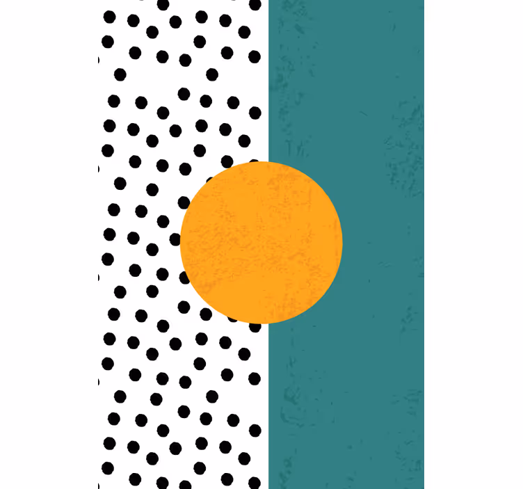 Cortina roller moderno diseño de puntos contemporáneo - TenVinilo
