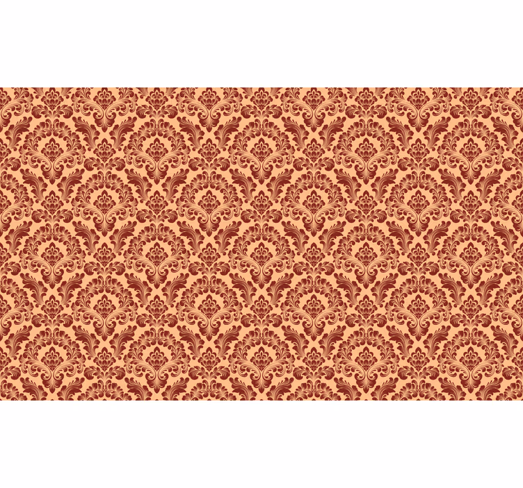 Cortina roller elegante tema floral intrincado - TenVinilo