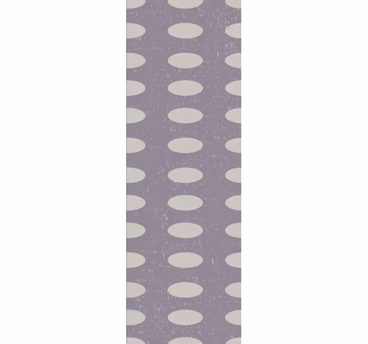 Cortina roller textura patrones ovalados suaves - TenVinilo