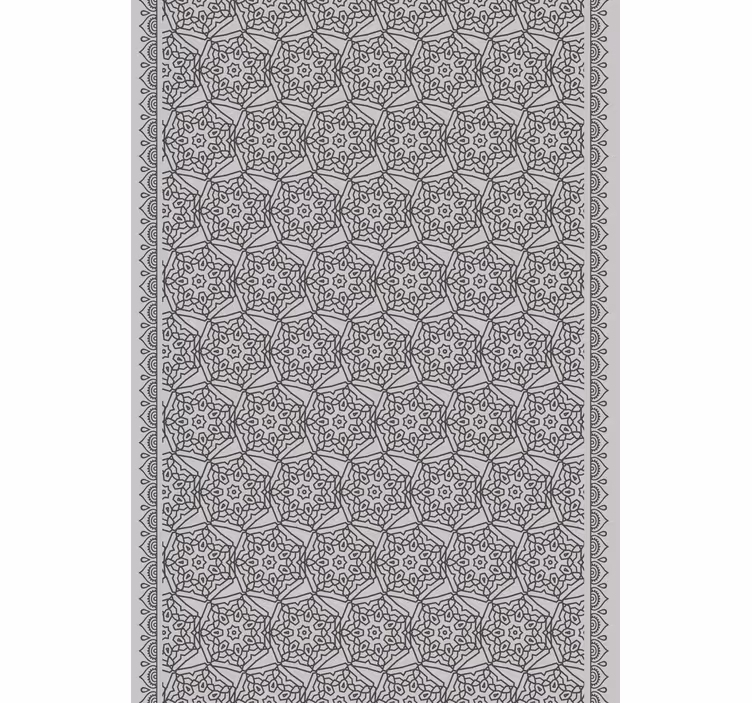 Cortina roller textura patrón geométrico intrincado - TenVinilo