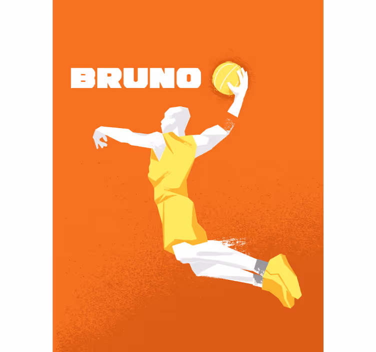 Estor deportes nombre baloncesto personalizado - TenVinilo