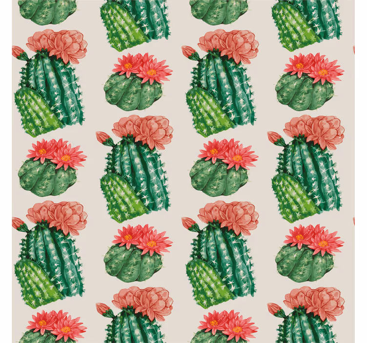 Cortina roller cactus flores del desierto - TenVinilo