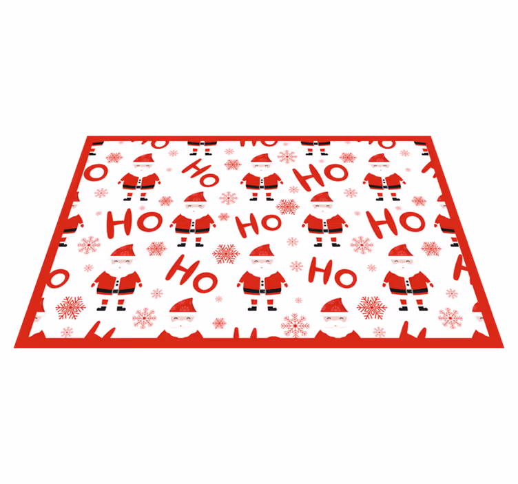 Manteles individuales navideños santa claus - TenVinilo
