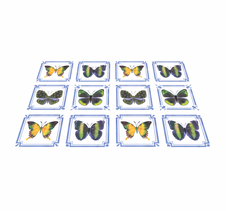 Individual original mesa decoración de mariposas - TenVinilo
