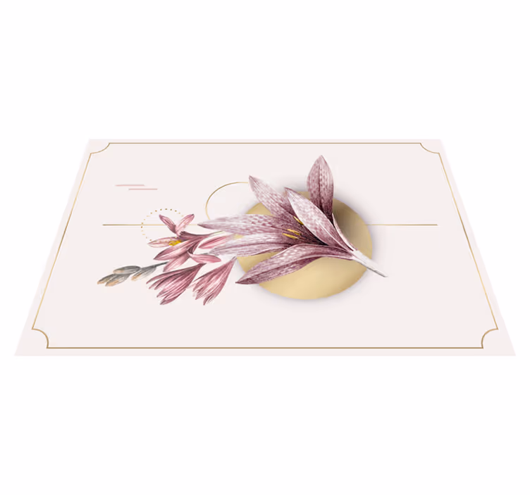 Individual original mesa arreglo floral elegante - TenVinilo