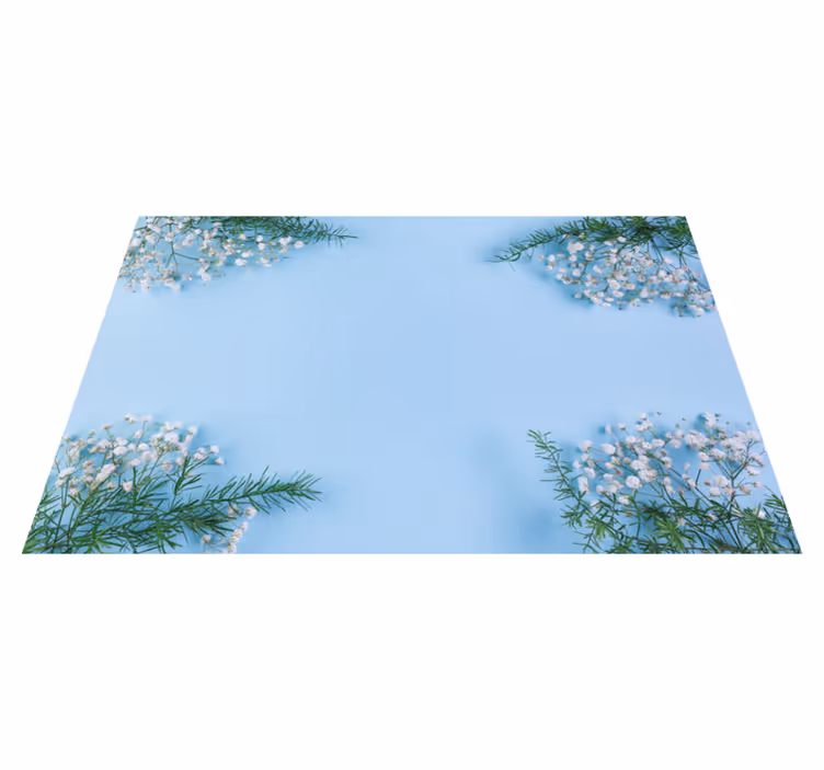 Individual original mesa acento floral para mesa - TenVinilo