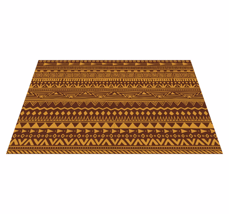 Mantel individual imitación patrón tribal geométrico - TenVinilo