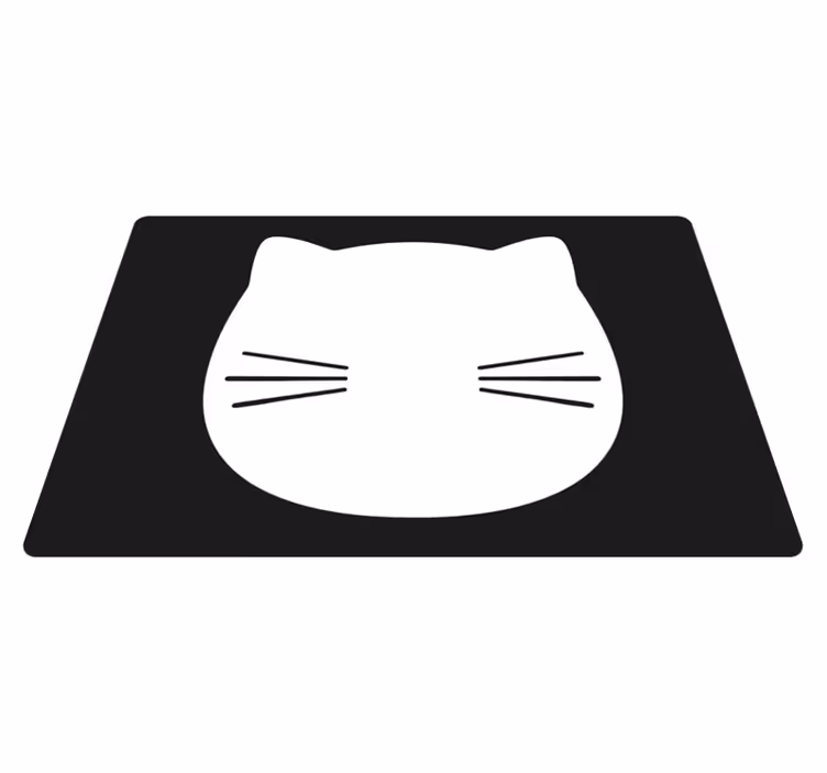 Individual original mesa forma de cara de gato - TenVinilo