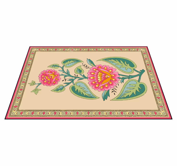 Individual original mesa centro de mesa con flores - TenVinilo