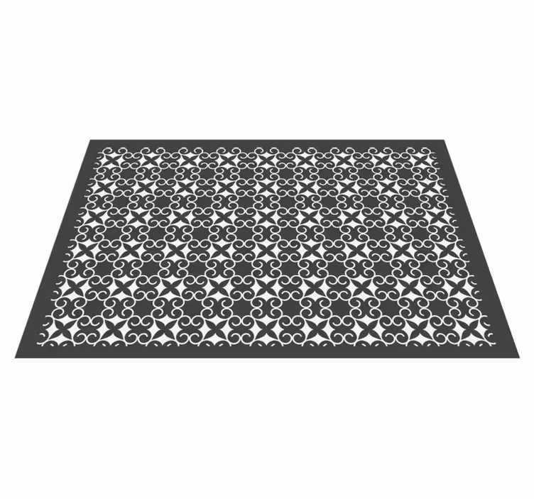 Mantel individual imitación alfombra elegante estampada - TenVinilo