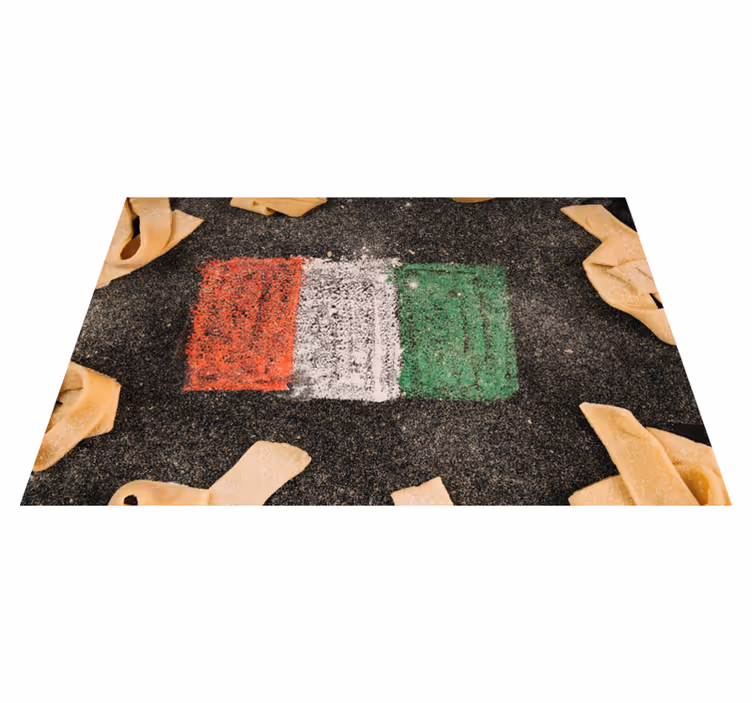 Individual original mesa bandera italiana cocina - TenVinilo