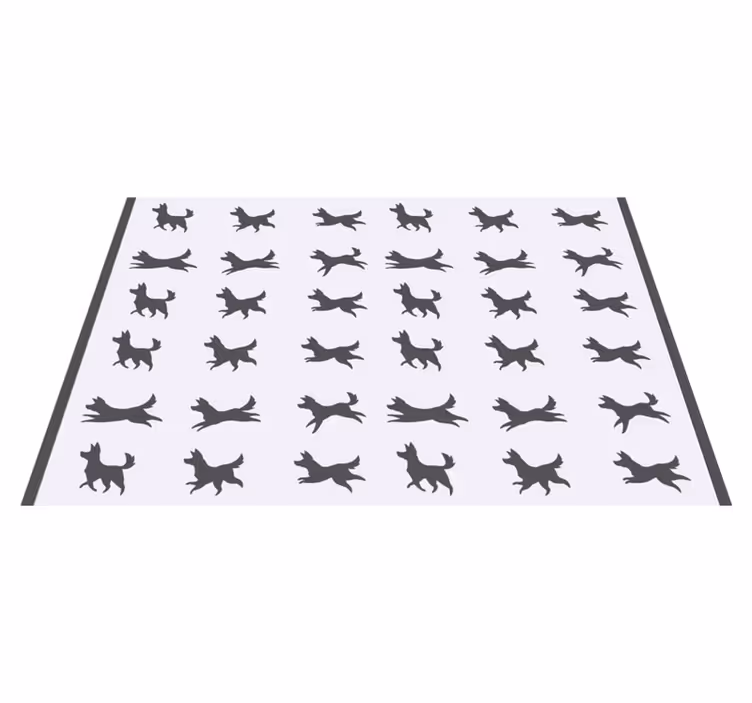 Individual original mesa patrón canino elegante - TenVinilo